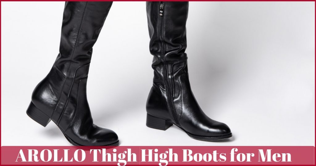 mens knee high boots cheap